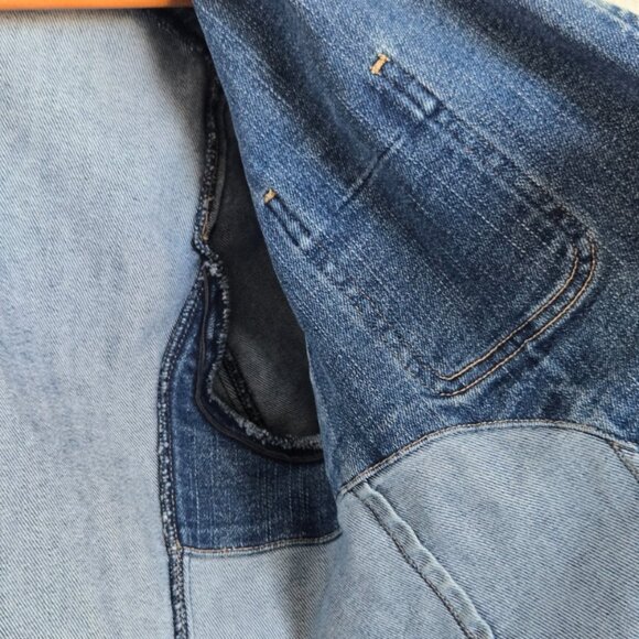 Jones New York Country Essentials Stretch Denim Blazer Size 12 - Picture 6 of 9